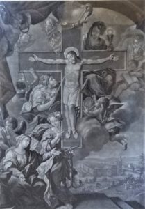 Barockes Thesenblatt Kloster Polling © Stiftsmuseum Mattsee