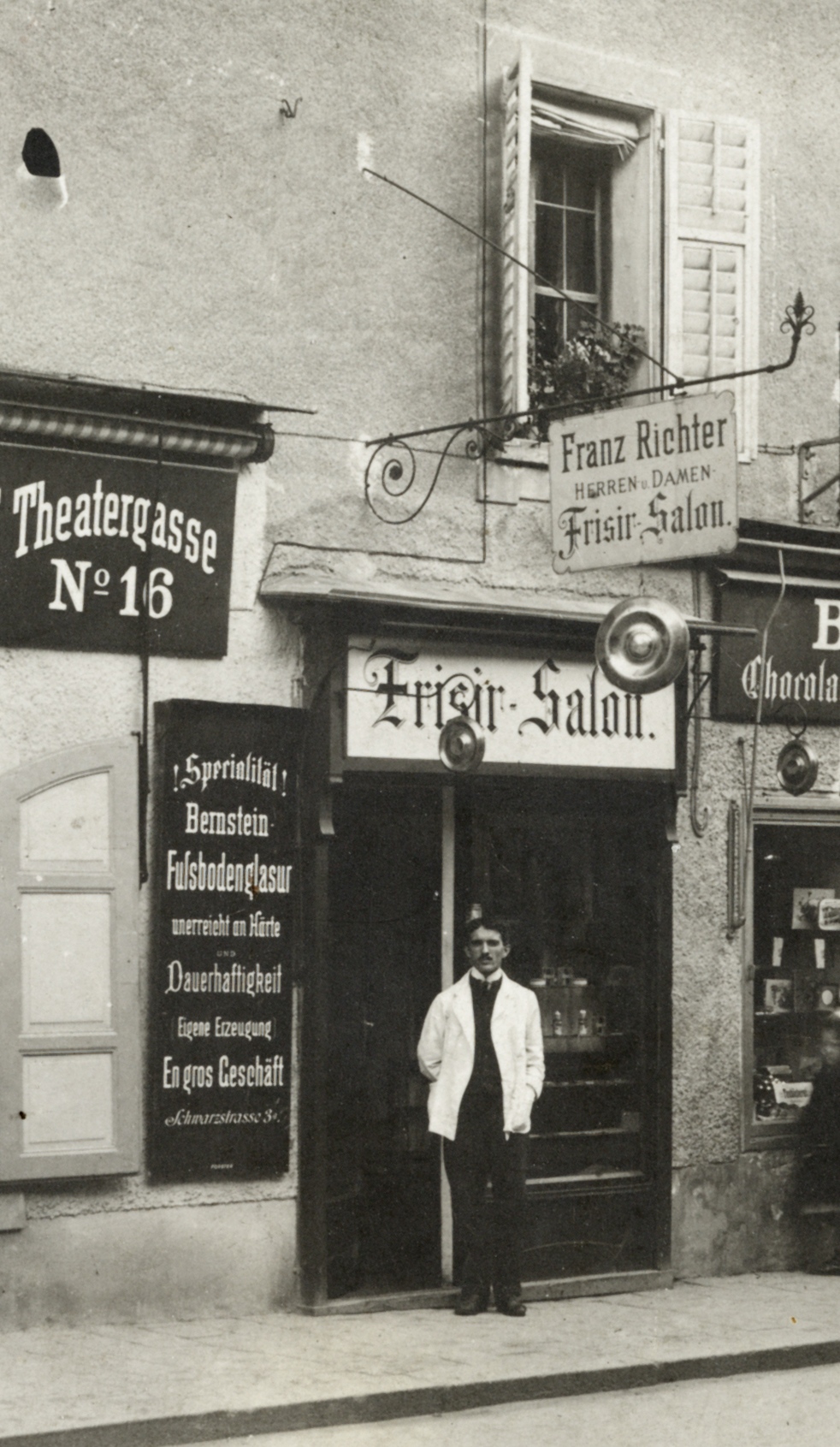 Salzburgs Friseursalons. Drei Beispiele aus dem 19. Jahrhundert